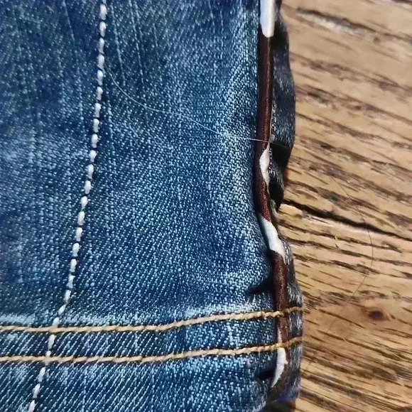 Y2k house of derion blue jeans size 3/4 - Picture 3 of 10